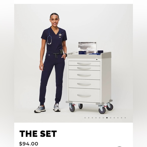 Figs Technical Collection The Jogger Set in Navy Blue - Picture 2 of 7